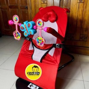 Red Baby Bouncer With Pillow
