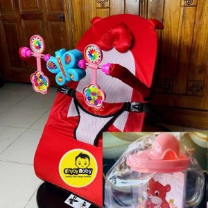 Red Baby Bouncer With Mampot